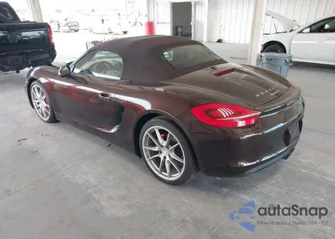 2015 Porsche Boxster S из США, поврежденный, VIN WP0CB2A84FS140959